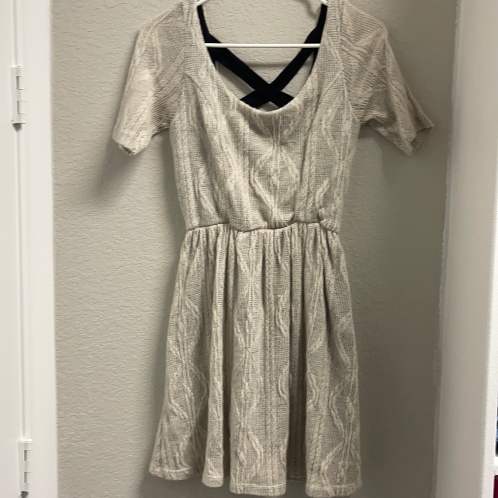 Thin sweater dress